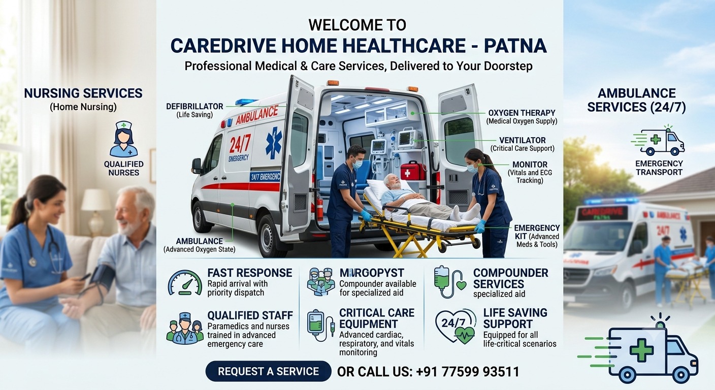 24/7 ambulance service by GO CARE DRUG