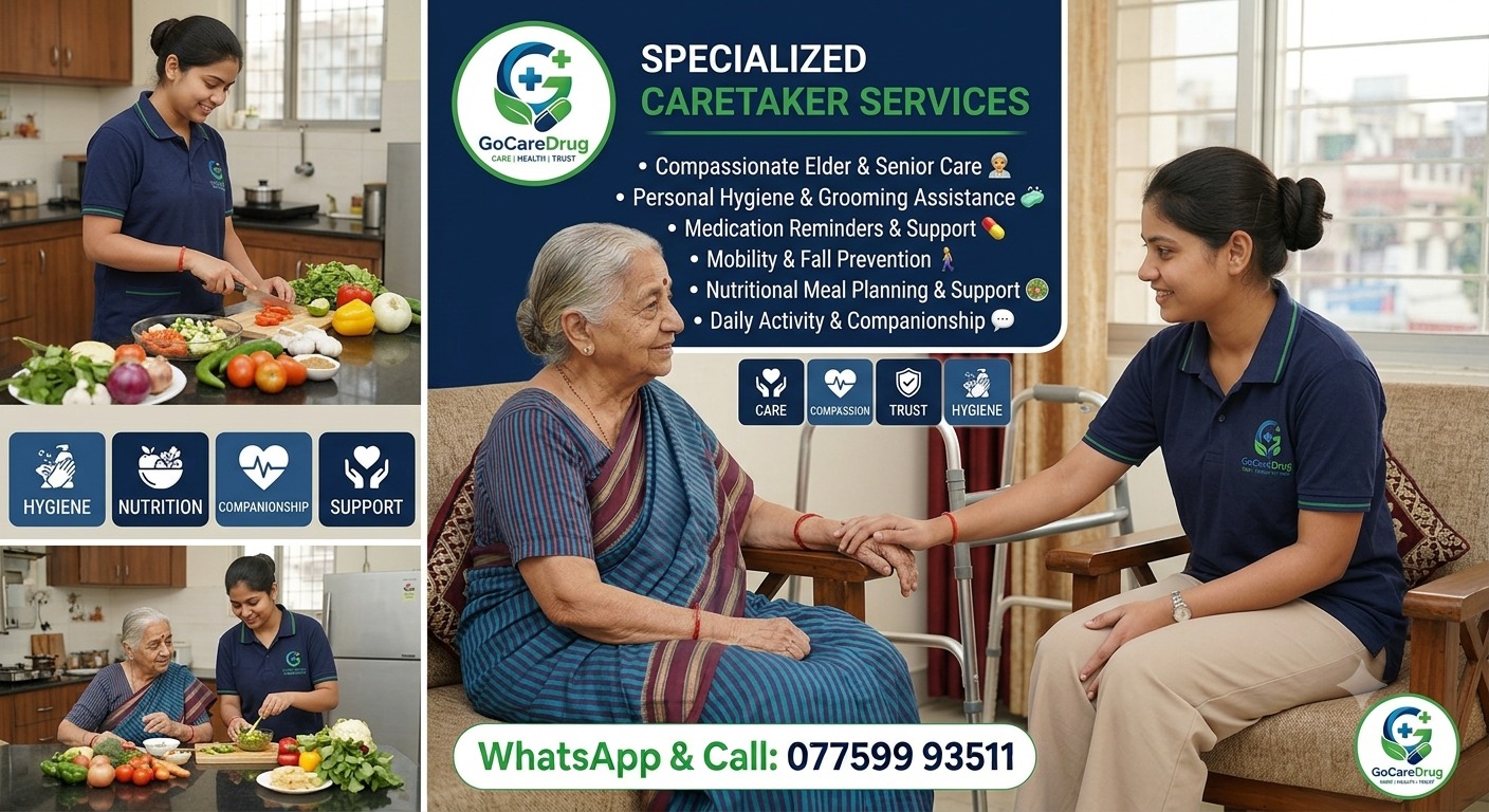 Specialized caretaker services by GO CARE DRUG